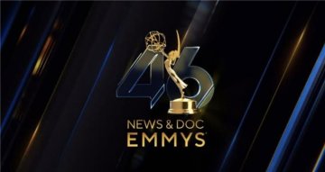 A poster for the 46th Emmy's - News & Doc category